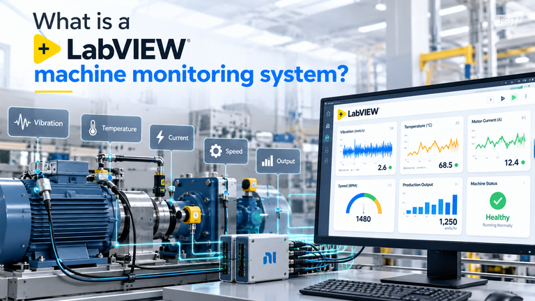 LabVIEW machine monitoring system